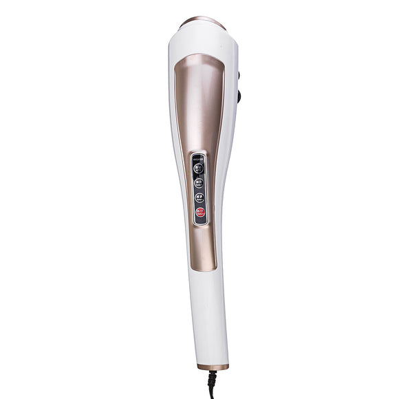 220V 5 Heads Handheld Percussion Back Massager Deep Tissue Massage Muscle Circulation Pain Relief Full Body Electric Massager