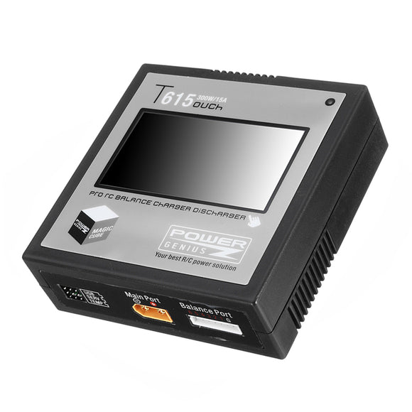 Power Genius PG T615 300W 15A Lipo Battery Balance Charger Touch Screen Support 4.35 LiHV Battery