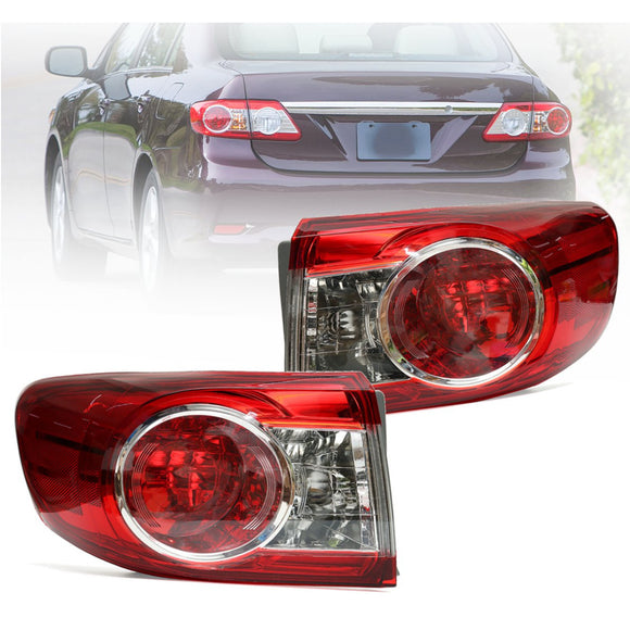 Car Red Rear Tail Light Brake Lamp Pair for Toyota Corolla 2011-2013 TO2804111