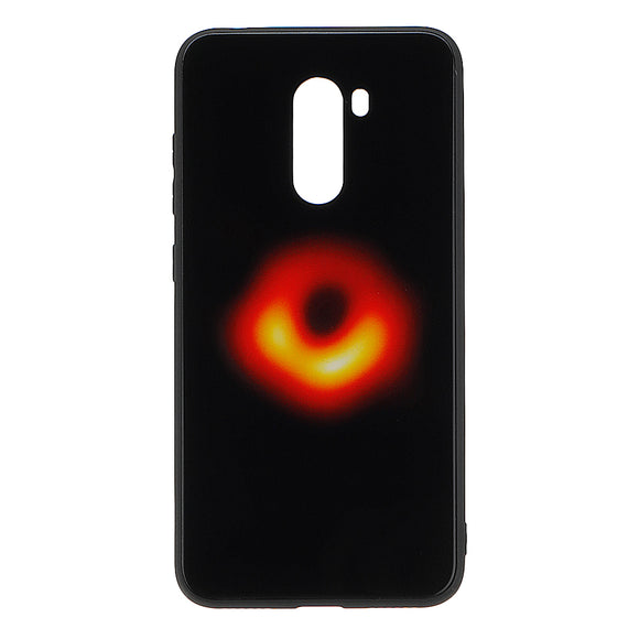 Bakeey Black Holes Collapsar Tempered Glass&Soft TPU Protective Case For Xiaomi Pocophone F1