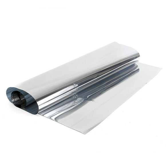 60cm 1.8M Silver One Way Mirror Privacy Tinting Reflective 15% Tint Window Film