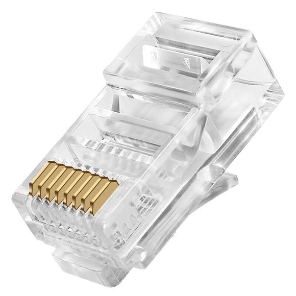 10X Choseal QS6015 8Pin RJ45 Connector Cat5e Network Connector