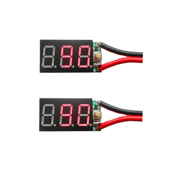 2PCS 2S 7.4V Pb Lipo Battery Tester Instruments And Ni-MH Battery Digital Display