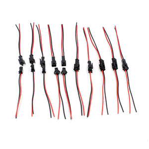 10Pcs Micro 2Pin JST 2.54PH SM Connector Plug  Male to Female Terminal Line Set Wire Cables