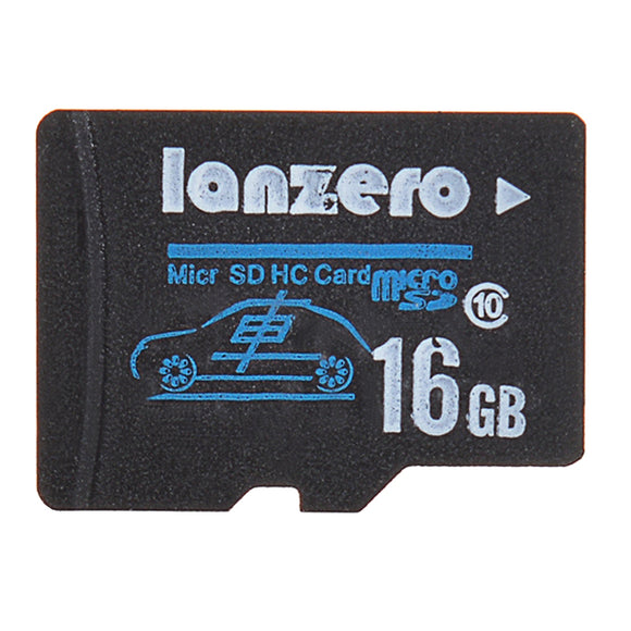 Lanzero 16GB Micro Sd Class10 TF Tachograph Memory Card for Car DVR Camera