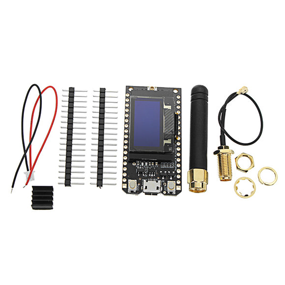 Wemos TTGO LORA32 868/915Mhz SX1276 ESP32 Oled-display Bluetooth WIFI Lora