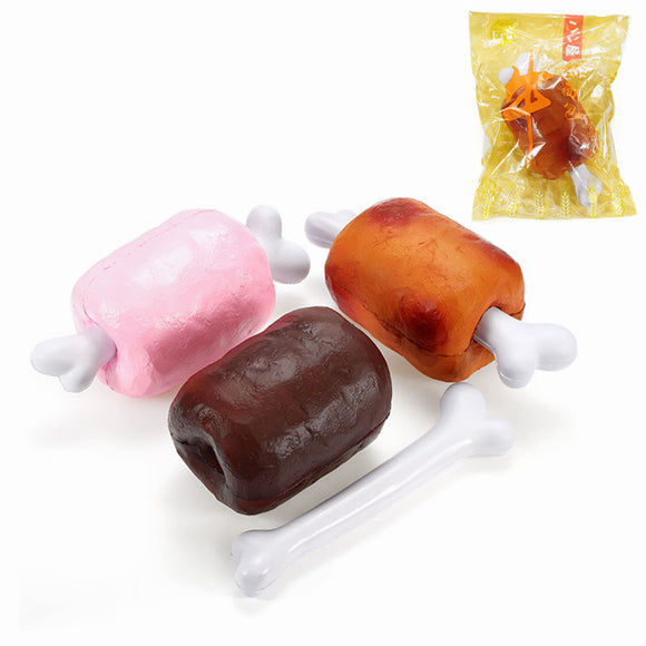 Eric Squishy Ham With Bone Meat 19cm Slow Rising Original Packaging Collection Gift Decor Toy