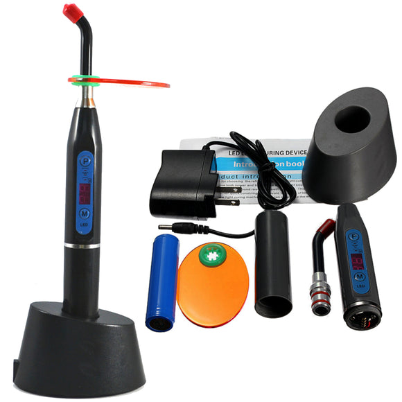 3 Modes Dentist Wireless Cordless LED Curing Light Lamp Machine Dental Tools Time Adjustable