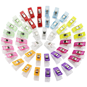 Honana HN-CH010 50pcs Multipurpose Sewing Clips Colorful Beach Towel Clips
