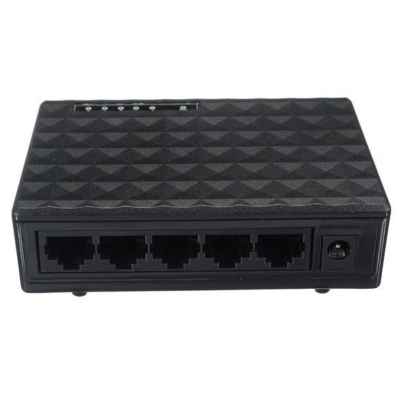 RJ45 5-Port 10/100Mbps Ethernet Network Switch Auto-MDI/MDIX Hub