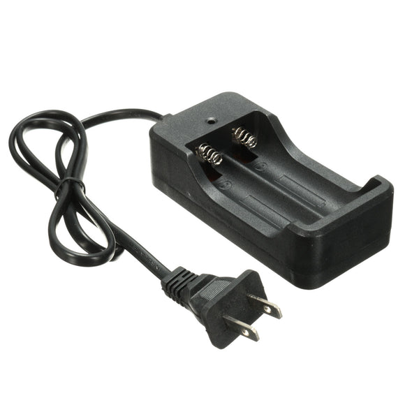 Smart Powered Charger For 18650 Li-ion Battery US Plug with Free Converter Adapter