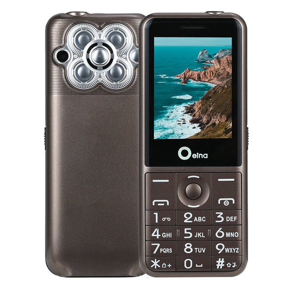 OEINA T18 2.4 Inch 2500mAh Big Battery 3 Sim Card Power Bank bluetooth Flashlight Feature Phone