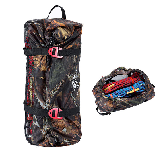 500D Oxford Cloth Ultralight Folding Camouflage Climbing Bags Hiking Rope Gear Storage Holder Bag