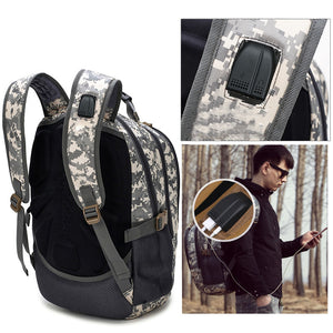 FAITH PRO 45L Bags Tactical  Backpacks Rucksacks Chargeable USB Hunting  Headset Dual Interface