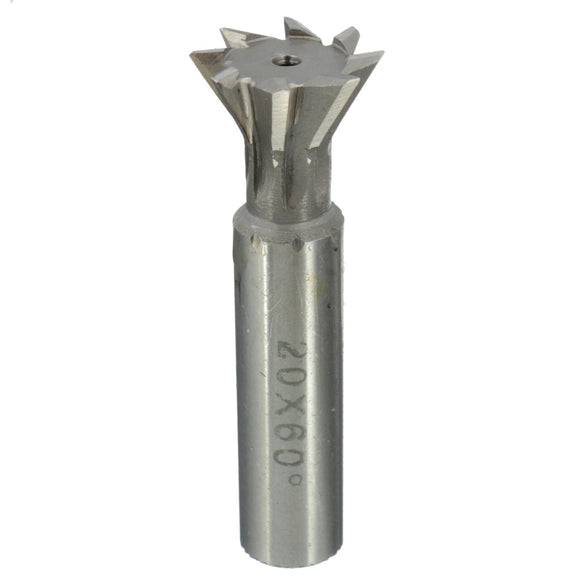 5pcs 20mm 60 Degree Dovetail Cutter End Mill Cutter Milling Cutter