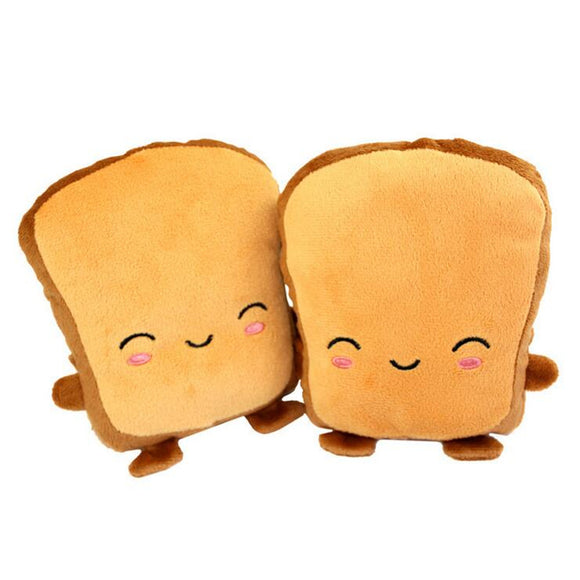 Toast USB Heating Motorcycle Gloves Hand Warmers Cute Half Wearable Fingerless