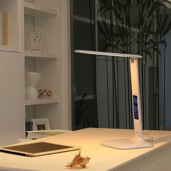 4W Foldable LED Touch Sensor Dimmable Desk Table Lamp Bedside Reading Light USB