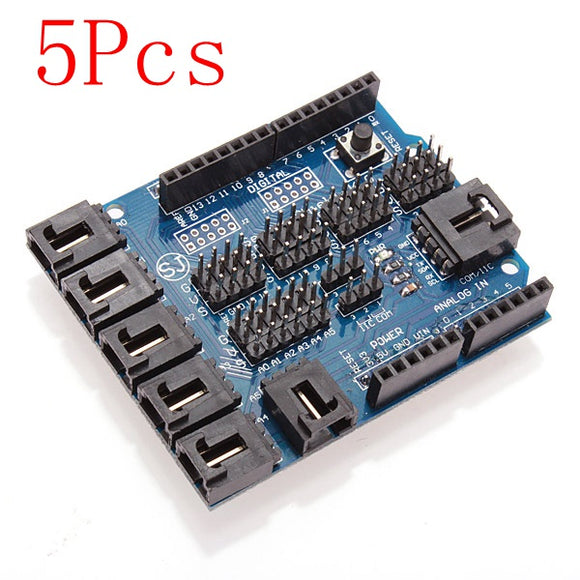 5Pcs Sensor Shield V4.0 Sensor Expansion Board For Arduino Robot