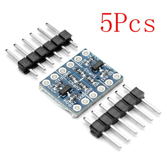 5Pcs Two Channel IIC I2C Logic Level Converter Bi-Directional Module