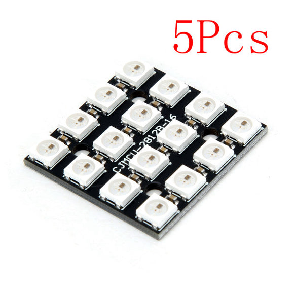 5Pcs CJMCU 4 x 4 Bit WS2812 5050 RGB LED Driver Development Board