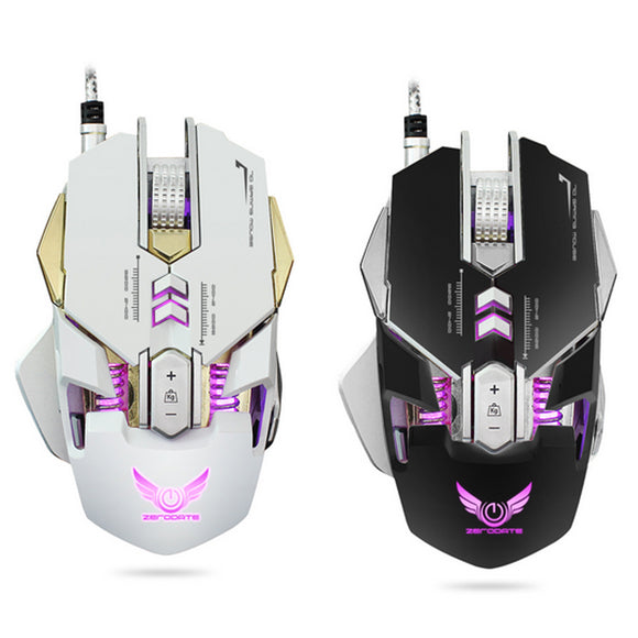 ZERODATE X300 3200DPI Adjustable LED Light Optical Gaming Mouse