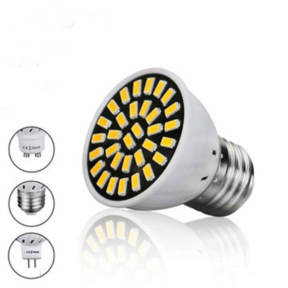 E27 GU10 MR16 8W 32 SMD 5733 LED Pure White Warm White Spot Lightting Lamp Bulb 220V