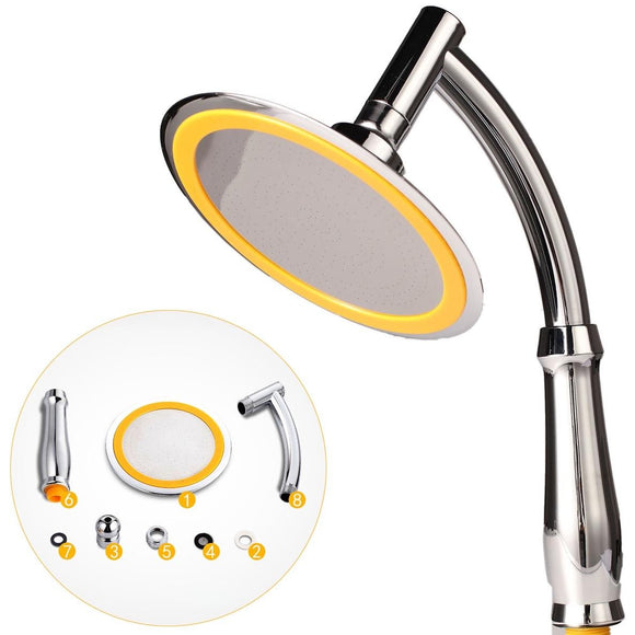 15cm 6 Inch High Pressure 360 Adjustable Showerhead Water Saving Anion Bathroom Large Shower Head
