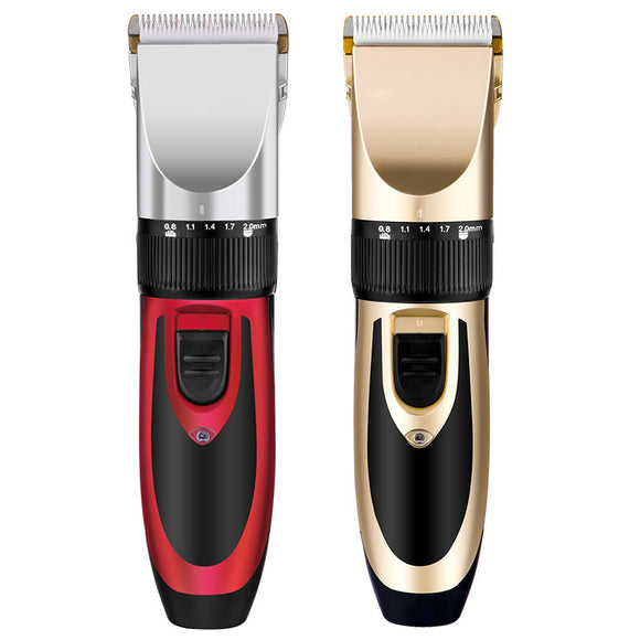 Y.F.M Rechargeable Men Electric Hair Clipper Trimmer Beard Shaver 110-240V Haircut Ceramic Blade