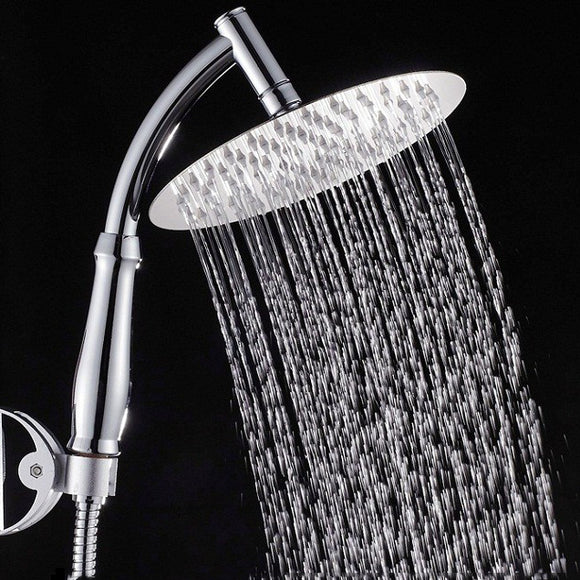 KCASA KC-SH531 Rotatable Stainless Steel Top Rainfall Pressure Shower Head Bathroom Sprinkler Top Sh