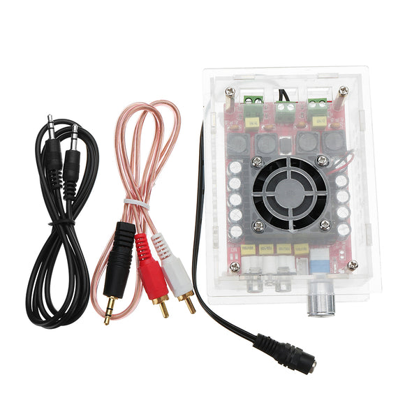 DIY DC 12V To 34V TDA7498 High Power Digital Amplifier Board 2X100W Car Computer Amplifier