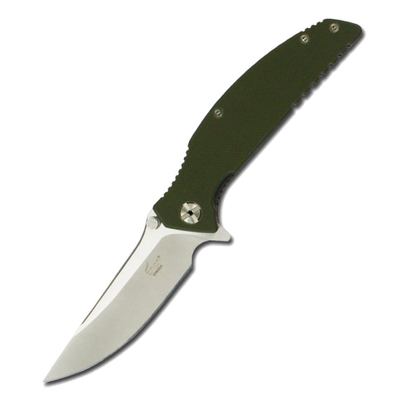 Enlan EW054-1 215mm 8CR13MOV Stainless Steel Blade G10 Handle Folding Knife Outdoor Survival Knife