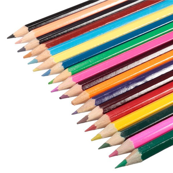 18 Colors Wooden Color Pencils for Secret Garden Coloring Books Drawing Painting