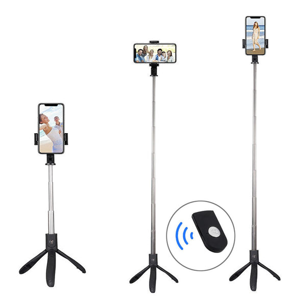 Bakeey bluetooth Wireless Mini Tripod Selfie Stick Monopod with Remote Control for iPhone 8 Xiaomi