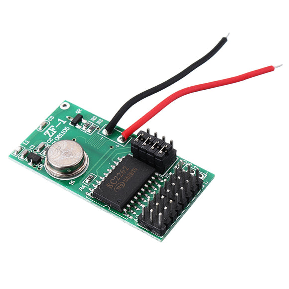 ZF-1 ASK 315MHz/433MHz Fixed Code Learning Code Transmission Module Wireless Remote Control Receiving Board