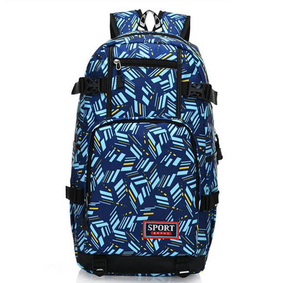 Backpack Student Bag Large Capacity Travel Leisure Hiking Camping Outdoor School Bag Foldable