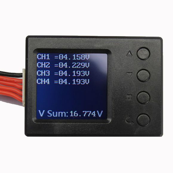 TTS Multifunctional 1A-90A 6V-26V Current Voltage Meter Detector for RC Model