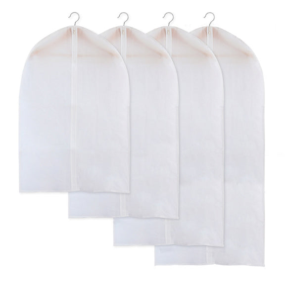 3Pcs Garment Clothes Cover Protector Dustproof Hanging Clothe Storage Bag Closet Organizer
