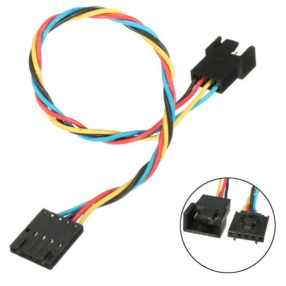 1Pc 5 Pin to 4 Pin Dedicated Fan Adapter Conversion Cable for Dell