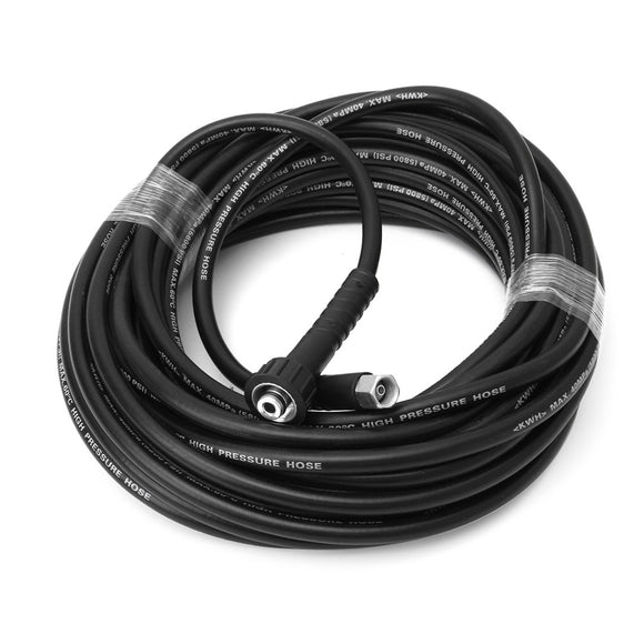 20m 4300PSI High Pressure Washer Replacement Cleaner Hose With 14mm Pump End Fitting