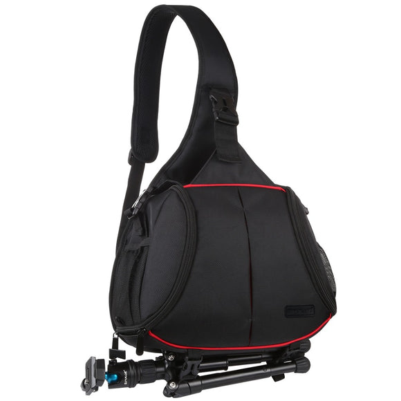 PULUZ PU5013B Water-resistant Triangle Sling Shoulder Messenger Camera Bag