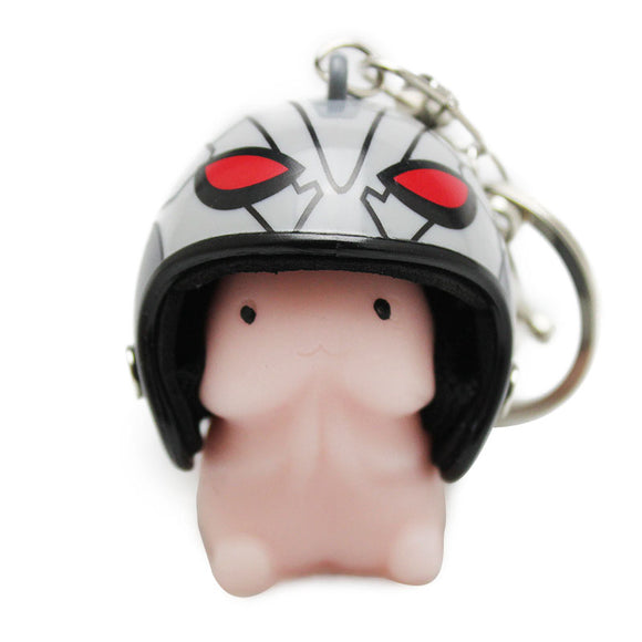 Wholesale Cute Spiderman Iron Helmet Pendant Keyring Cartoon Plastic Keychain