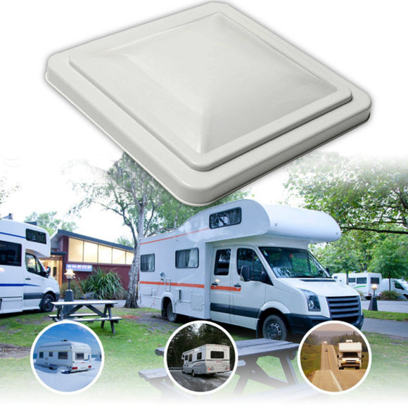 14''x14'' RV Roof Vent Lid Cover Universal Replacement White For Camper