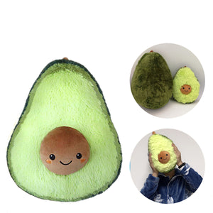 8/10"Cute Avocado Fruits Pattern Stuffed Plush Throw Pillow Toy Soft Back Cushion Gift Decoration"