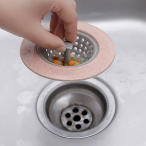 Honana BD-207 Silicone Drain Stopper Hair Catcher Kitchen Bathtub Floor Drain Protector