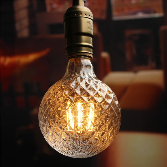 E27 4W Pineapple Vintage Antique Edison Filament COB LED Bulb Light Lamp 85-265V