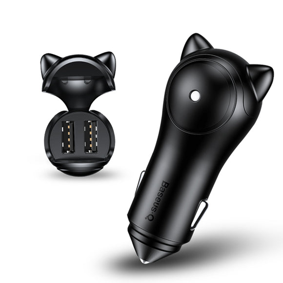 Baseus 3A Dual USB Car Charger For iPhone X 8plus Oneplus 5t Xiaomi 6 Mi A1 S8 HUAWEI P10