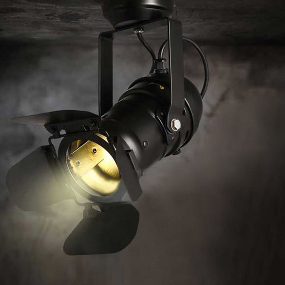 RetroMinimalist American Country LED Tracking Light Spot Lightts Ceiling Lamp 110V 220V
