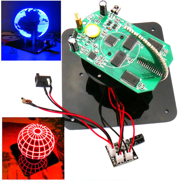Geekcreit DIY Spherical Rotating LED Kit POV Soldering Training Kit