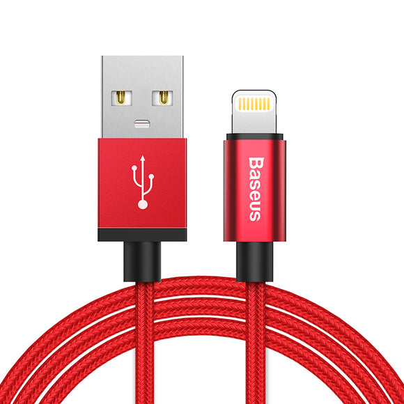 Baseus USB to Lightning 2.1A Data Charging Cable 1M with MFI Certified for iPhone X 8 7 Plus iPad