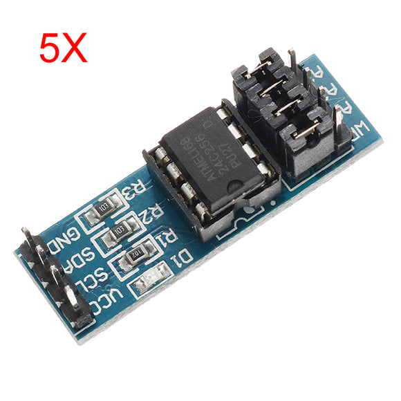 5Pcs AT24C256 I2C Interface EEPROM Memory Module